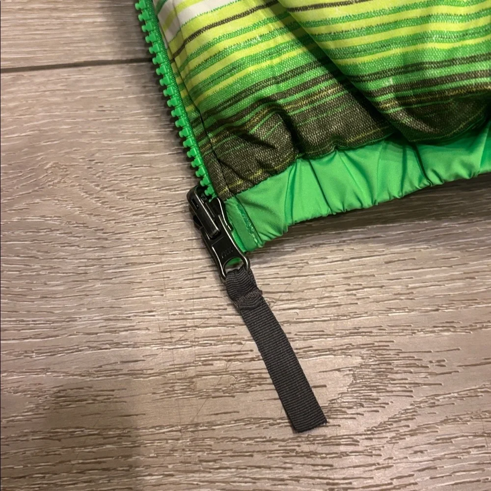 The North Face Boys' Jacket in Bright Green with Black Logo Tag